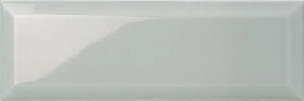 100 x 300 mm light grey beveled ceramic wall tile factory direct