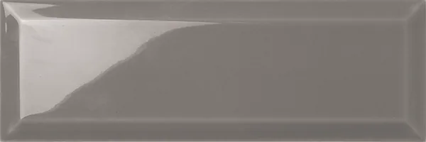 100 x 300 mm dunkelgraue glänzende abgeschrägte Keramik-Wandfliese Großhandel