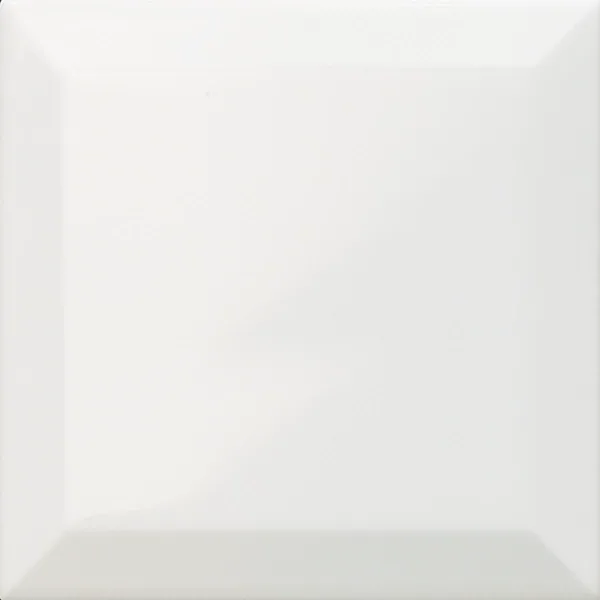 6 x 6 white gloss beveled tile for accent walls in bathroom wholesale supply